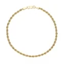 18 KT Yellow Gold Rope Bracelet