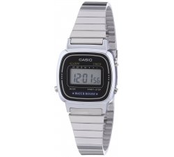 CASIO Damenuhr LA670WEA-1EF Vintage Steel