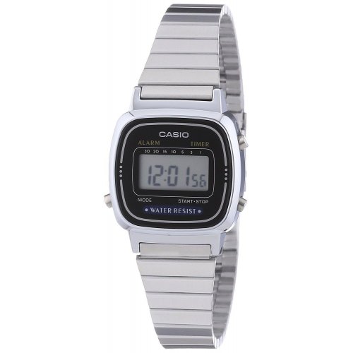 CASIO Damenuhr LA670WEA-1EF Vintage Steel