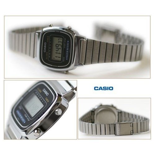 CASIO women's watch LA670WEA-1EF Vintage Steel