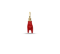 Horns Hand Pendant Yellow Gold GL101822