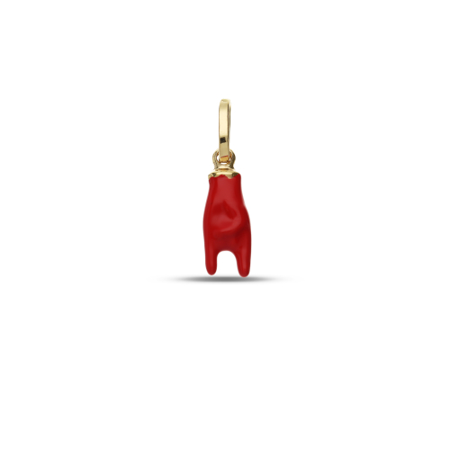 Horns Hand Pendant Yellow Gold GL101822