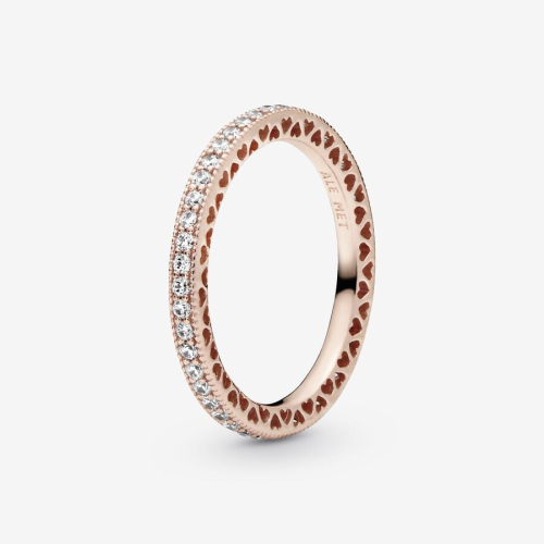 Anello Pandora Fedina Cuori e Pietre 180963CZ