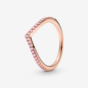 Pandora Sparkling Wish Ring Pink 186316C02