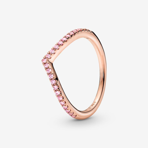 Pandora Sparkling Wish Ring Pink 186316C02