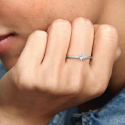 Anello Pandora Solitario Stella Celeste 190026C01