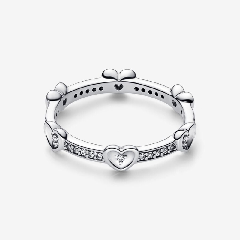 Pandora anello cuoricini on sale