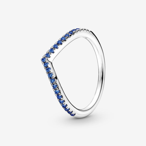 Anello Pandora Desiderio Scintillante Blu 196316C02