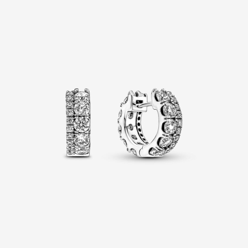 Pandora Luminous Circles Ohrringe 290058C01