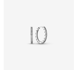 Pandora Ohrringe Kreise funkelnde Herzen 290558CZ