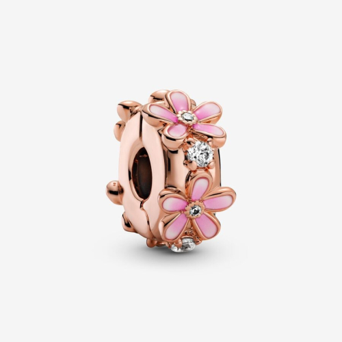 Charm Pandora Clip Margherita rosa 788809C01