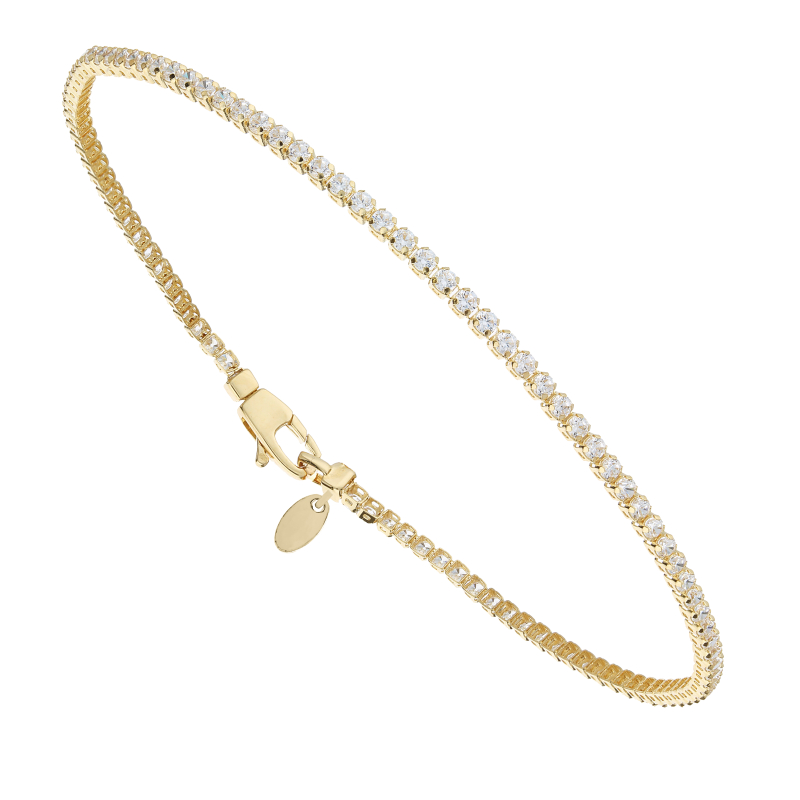 Tennis bracelet gold womens hotsell