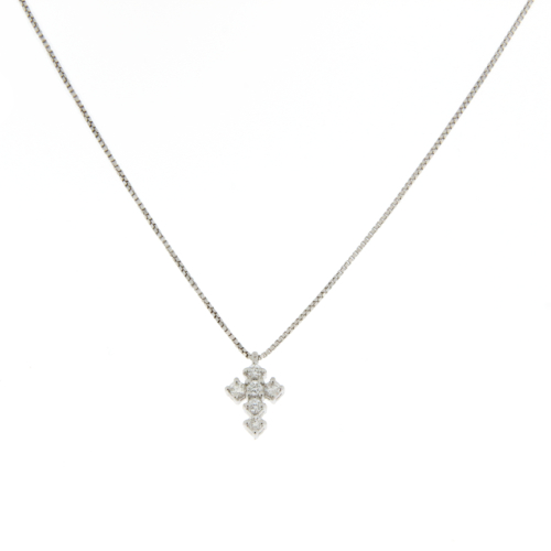 Promise-Kreuz-Diamant-Halskette für Damen CRF4E05