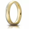 Unoaerre wedding ring model Eclissi Oro bicolor