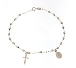 Bracciale Rosario Oro Bianco Madonna Miracolosa 803321713241