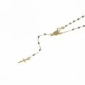 Collana Rosario Oro Bianco Giallo Madonna Miracolosa 803321716858