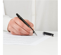 Montblanc Meisterstück Platinum-Coated Classique pen 132445