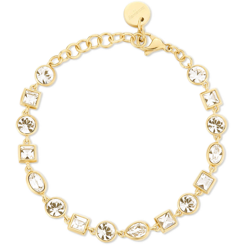 Brosway Bracciale Donna In Acciaio 316L E Cristalli Light Sapphire – Collezione Symphonia (BYM170), Diametro 190 Mm