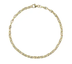 Bracciale Uomo Oro Bianco Giallo GL101954