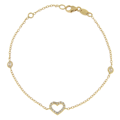 Bracciale Donna In Oro Giallo 9K (375) - Collezione Carissima Gold, Regalo In Confezione Lussuosa