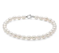 Miluna Women's Bracelet Pearl Nuggets PBR3638B