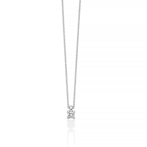Collana Donna Miluna Oro Bianco CLD4580