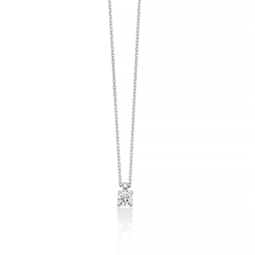 Miluna Damen-Halskette Weißgold CLD4580