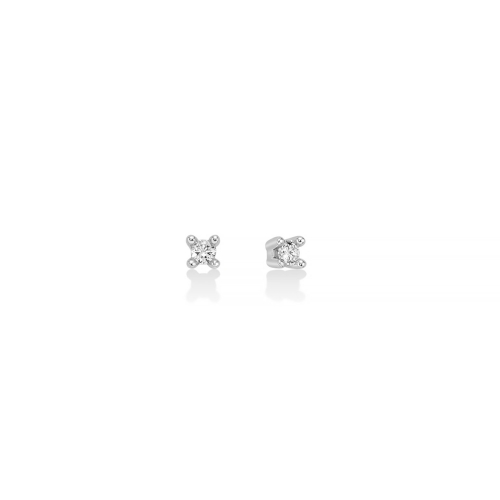 Orecchini Donna Miluna Oro Bianco ERD2723
