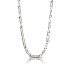 Men's White Gold Necklace GL101985