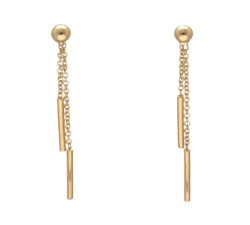Women's Yellow Gold Earrings GL101986