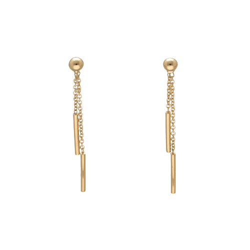 Women's Yellow Gold Earrings GL101986