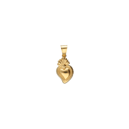 Ciondolo Cuore Sacro Oro Giallo GL101990