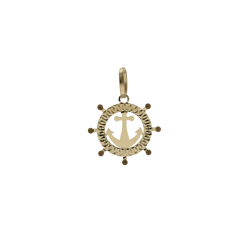 Yellow Gold Helm Pendant GL101991