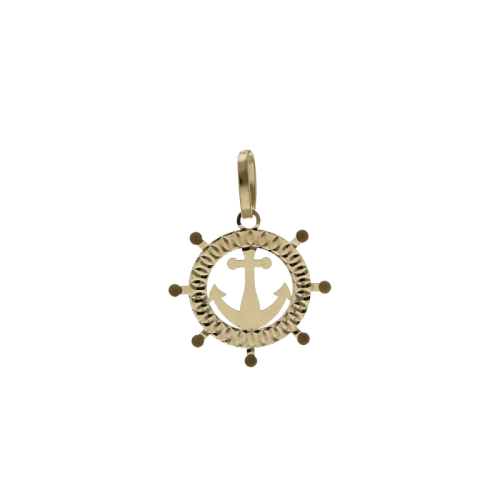 Helmanhänger aus Gelbgold GL101991