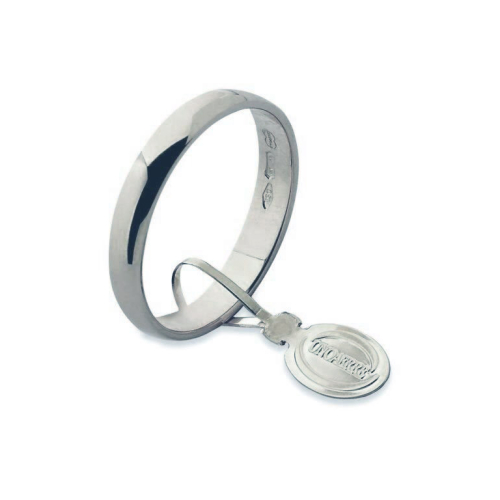 Unoaerre Classic 2 Gram White Gold Wedding Ring 20AFN006