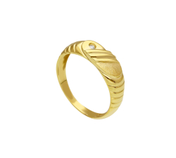 9 KT Yellow Gold Men&#39;s Ring GL-SON178398
