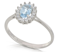 Anello Donna Oro Bianco GL102002