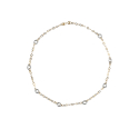 Collana Donna Oro Bianco Giallo GL102011