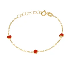 Mädchenarmband aus Gelbgold 803321721721
