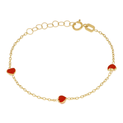 Yellow gold girl's bracelet 803321721721