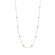 Damen Halskette Weiß Gelbgold GL102011
