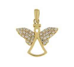 Ciondolo Angelo Oro Giallo GL102021