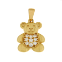Teddybär-Anhänger aus Gelbgold GL102023