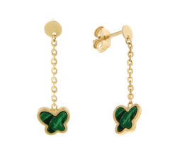 Gelbgold-Ohrringe für Damen GL102026
