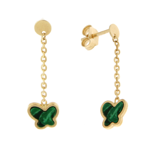 Gelbgold-Ohrringe für Damen GL102026