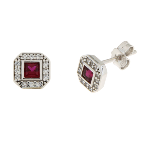 Women's White Gold Earrings GL102028