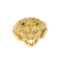 Anello Uomo Oro Giallo Testa di Leone GL102030