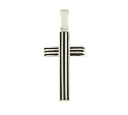 Ciondolo Croce Oro Bianco GL102031