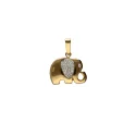 Elefantenanhänger aus Gelbgold GL102036