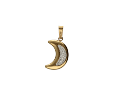 Ciondolo Luna Oro Giallo GL102037